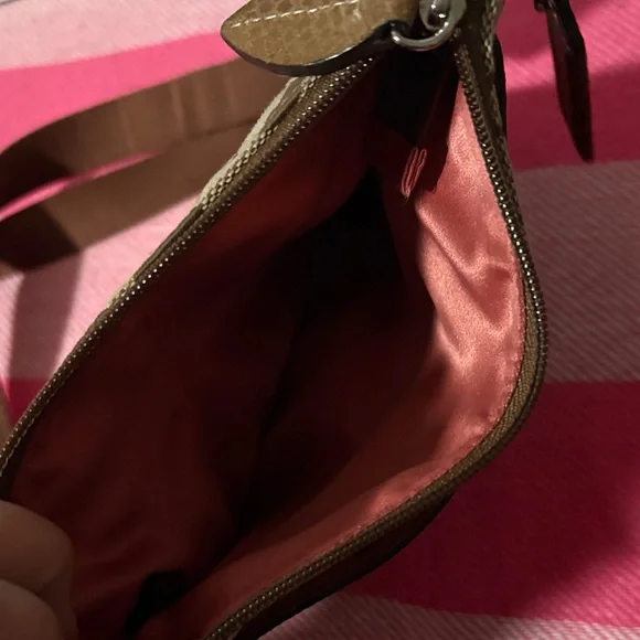 Coach Brown Signature Canvas Crossbody Bag - Picture 6 of 8